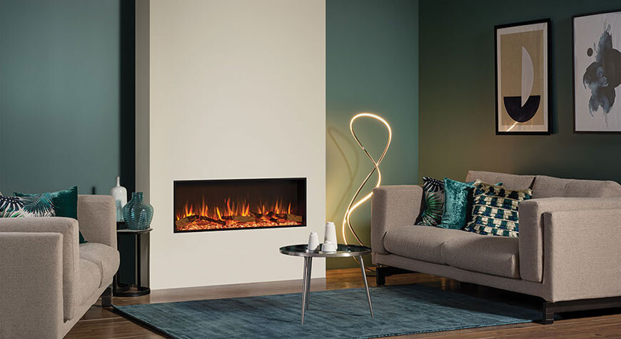 Gazco eStudio 105R media wall electric fire